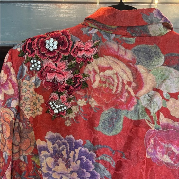 Johnny Was Stunning  Floral Jacket - Picture 7 of 7